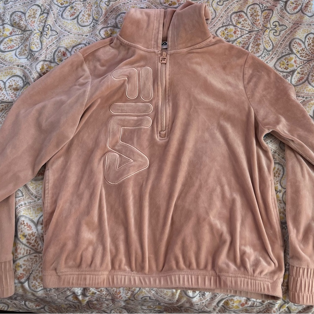 Fila Suede Quarter zip sweater
